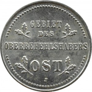 Kingdom of Poland, OST, 1 kopeck 1916 J, Hamburg, BEAUTIFUL!
