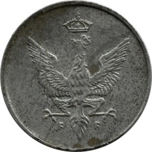 Kingdom of Poland, 1 fenig 1918 FF, Stuttgart