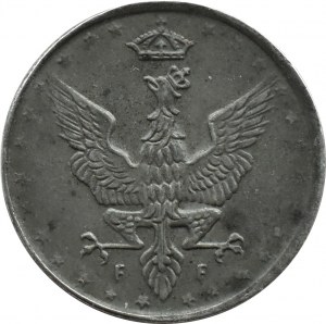 Kingdom of Poland, 5 fenig 1917 FF, Stuttgart