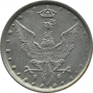 Kingdom of Poland, 10 fenig 1917, Stuttgart, REVENUE DEPOSIT