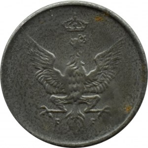 Kingdom of Poland, 1 fenig 1918 FF, Stuttgart