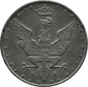 Kingdom of Poland, 20 fenig 1917, Stuttgart, BEAUTIFUL
