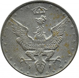 Kingdom of Poland, 20 fenig 1917, Stuttgart, BEAUTIFUL