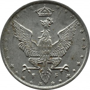 Kingdom of Poland, 20 fenig 1918 FF, Stuttgart