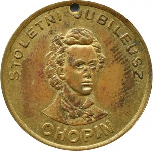 Poland/USA, F. Chopin, Centennial Jubilee medal, New York May 9, 1909