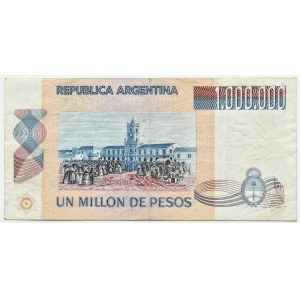 Argentyna, gen. San Martin, 1 milion pesos (1982-1983), seria B