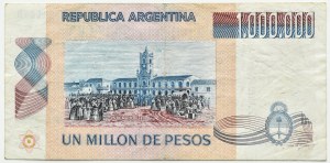 Argentina, Gen. San Martin, 1 million pesos (1982-1983), Series B