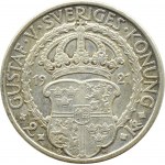Szwecja, Gustaw V, 2 korony 1921, Sztokholm