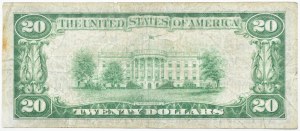 USA, The Federal Reserve Bank of Boston Massachusetts, $20 1929, series A/A