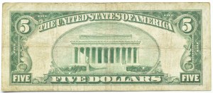 USA, A. Lincoln, $5 1928 B, D/A series, Julian & Morgenthau