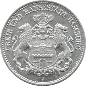Germany, Hamburg, 1/2 million 1923, Hamburg, UNC