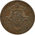 Państwo Kościelne, Pius IX, mezzo baiocco 1849 R, Rzym