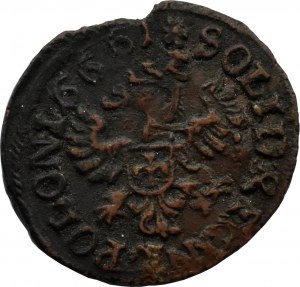 John II Casimir, sheląg (boratynka) 16661, Ujazdów, DATE PRINTING