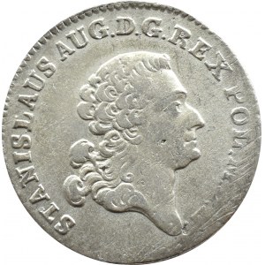 Stanisław A. Poniatowski, 4 grosze srebrne (złotówka) 1766 FS, Warszawa