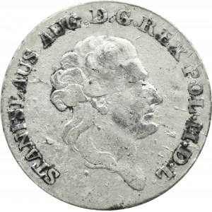 Stanisław A. Poniatowski, 8 groszy srebrnych (dwuzłotówka) 1784 E.B., RZADKA