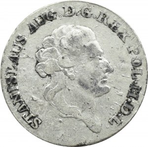 Stanislaw A. Poniatowski, 8 silver pennies (two-zloty) 1784 E.B., RZADKA
