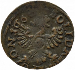 John II Casimir, crown shilling 1660, Ujazdów