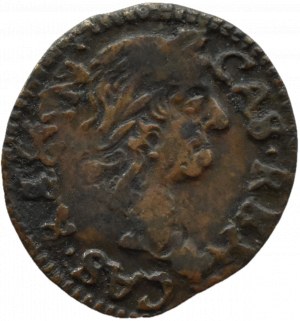 John II Casimir, crown shilling 1664, Ujazdów CURRENT DESTRUCT.