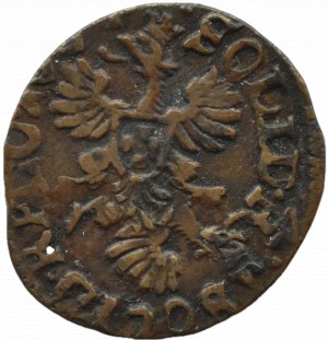 John II Casimir, crown shilling 1664, Ujazdów CURRENT DESTRUCT.