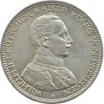 Germania, Prussia, Guglielmo II in uniforme, 5 marchi 1913 A, Berlino