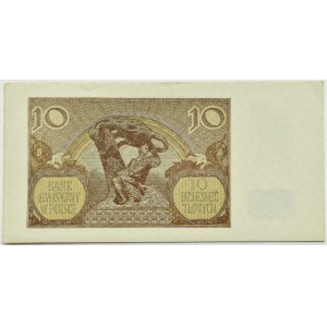 General Government, 10 zloty 1940, series H, Kraków
