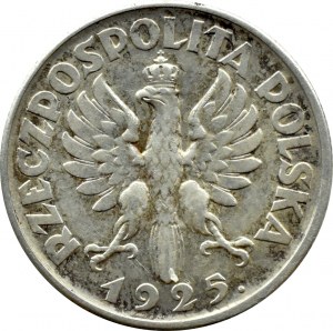 II RP, Spikes, 1 zloty 1925, London