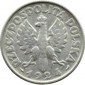 II RP, Kłosy, 2 złote 1924, Paryż