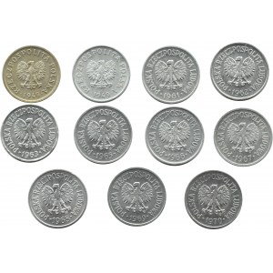 PRL, lot 10 groszy 1949-1970, Kremnica/Warszawa, RZADKIE ROCZNIKI