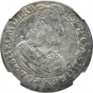 John II Casimir, ort 1660 DL, Gdansk, NGC XF Details