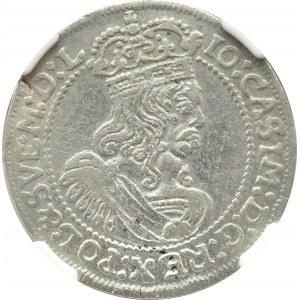 Jan II Kazimierz, ort 1664 AT, Bydgoszcz, NGC AU Details