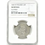 Jan II Kazimierz, ort 1664 AT, Bydgoszcz, NGC AU Details