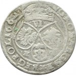 Jan II Kazimierz, szóstak 1662 N.G., Poznań