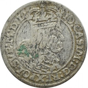 Jan II Kazimierz, szóstak 1667 TL-B, Kraków BEZ NOMINAŁU