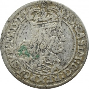 John II Casimir, sixpence 1667 TL-B, Cracow WITHOUT NOMINAL.