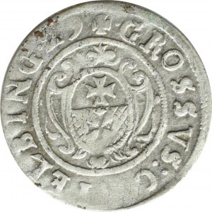 Swedish occupation, Gustav II Adolf, 1629 penny, Elblag
