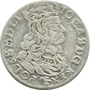 Jan II Kazimierz, szóstak 1661 NG, Poznań, RZADKI