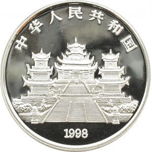 Chiny, Bogini Mazu, 10 yuanów 1998, Shenyang, UNC