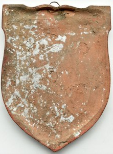 Second Republic, ceramic shield with the emblem of Royal Jagiellonian Poland
