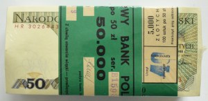 People's Republic of Poland, 50 zloty 1988, Warsaw, HR series, ORIGINAL BANK COLLECTION