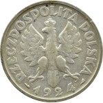 II RP, Kłosy, 2 złote 1924, Paryż