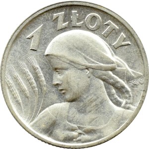 II RP, Spikes, 1 zloty 1925, London