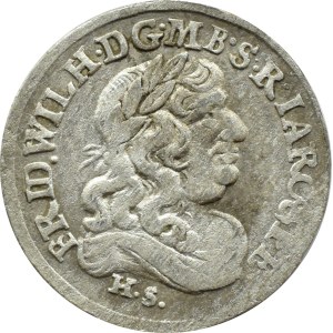 Niemcy, Prusy, Fryderyk Wilhelm, szóstak 1682 HS, Królewiec