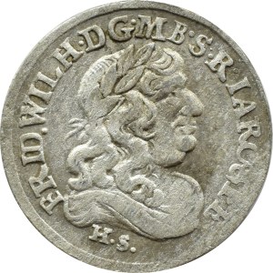 Germany, Prussia, Frederick William, sixpence 1682 HS, Königsberg