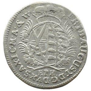 Niemcy, Saksonia, Fryderyk August, 1/12 talara 1695 E.P.H., Lipsk