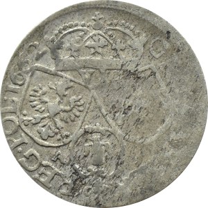 John II Casimir, sixpence 1662 AT, Cracow, with border on obverse