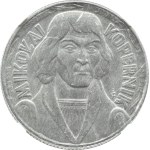 PRL, 10 złotych 1965 M.Kopernik, PRÓBA ALUMINIUM, nakład TYLKO 5 szt WIELKA RZADKOŚĆ!! NGC MS65