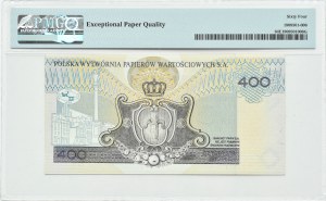 PWPW, 400 zloty 1996 Sigismund III Vasa, series AB MODEL, PMG 64 EPQ