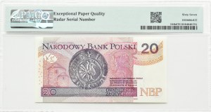 III RP, Chrobry, 20 gold 2016, Warsaw, BR series, PMG 67 EPQ