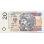 III RP, Chrobry, 20 złotych 2016, Warszawa, seria BR, PMG 67 EPQ