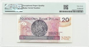 III RP, Chrobry, 20 gold 2016, Warsaw, BR series, PMG 67 EPQ